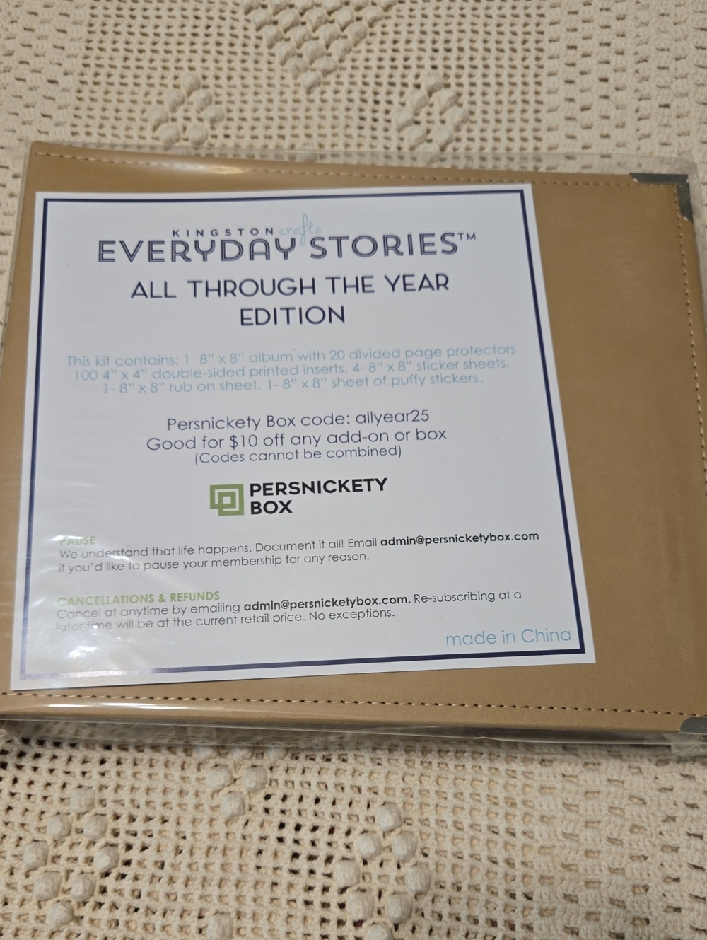 Everyday Stories All Through The Year Album - Tan